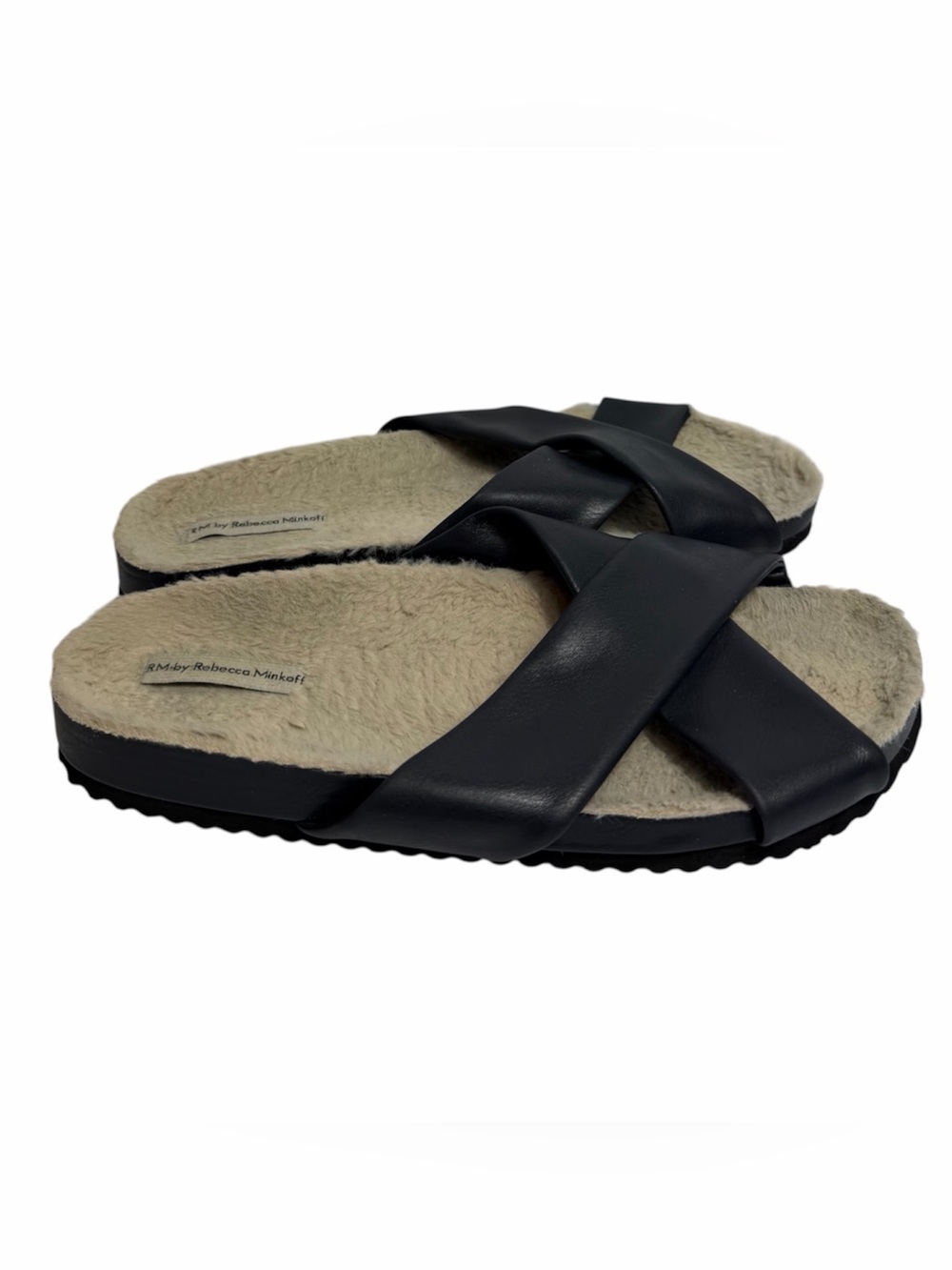 RM by Rebecca Minkoff Blue Cross Strap Slippers